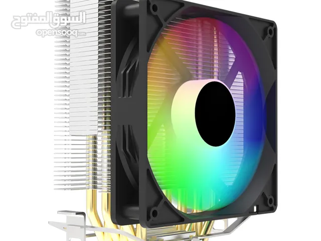 مبرد هوائي احترافي ملون للمعالجات DARKFLASH G400 RGB CPU COOLER FOR INTEL LGA1700 - AMD AM4