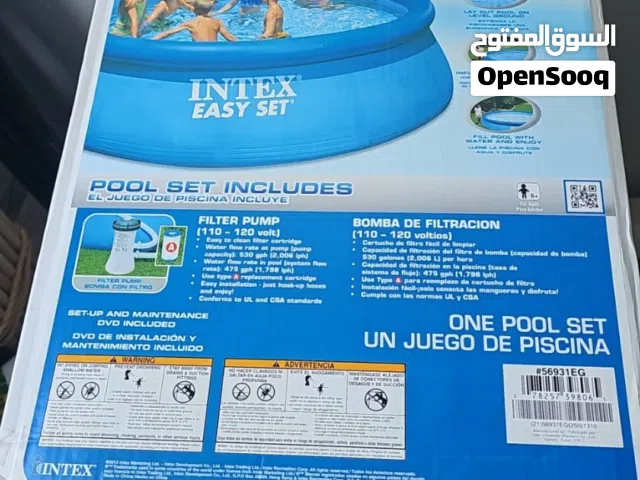 intex مع فلتر جديده بالكرتونه