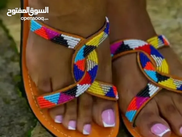 Maasai sandals Beaded leather sandals Ladies sandals Market shoes Beach sandals African sandals open