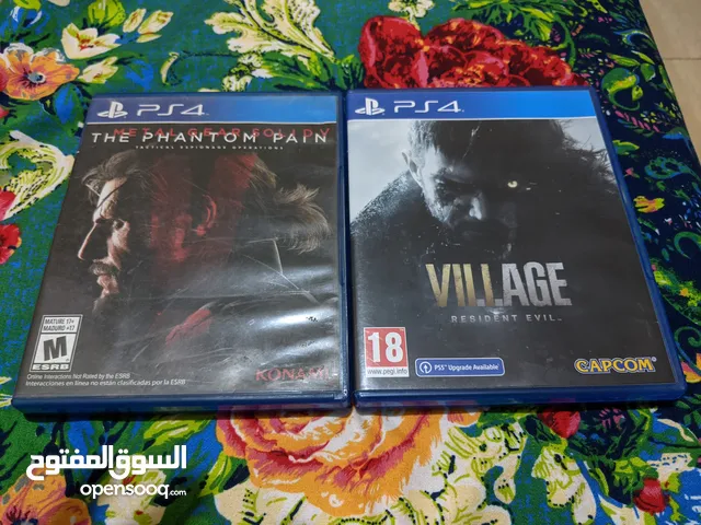 PS4/PS5 Games for sale. (Resident Evil: Village & Metal Gear Solid: Phantom Pain).