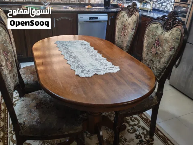 طاولة سفرة  كراسي بوفيه