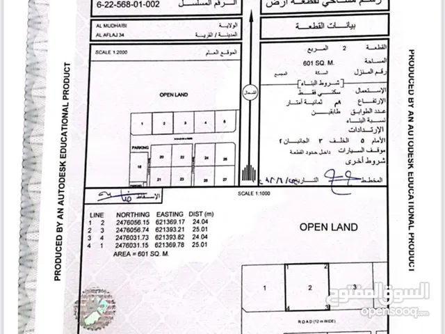 Residential Land for Sale in Al Sharqiya Al Mudaibi
