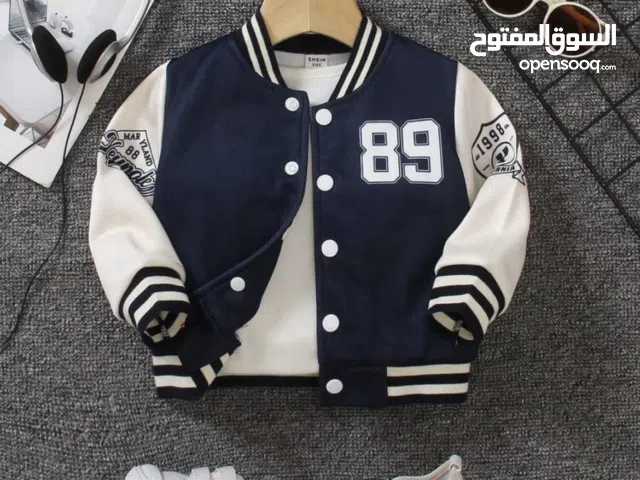 جاكيت أطفال شتوي ستايل رياضي (Varsity)