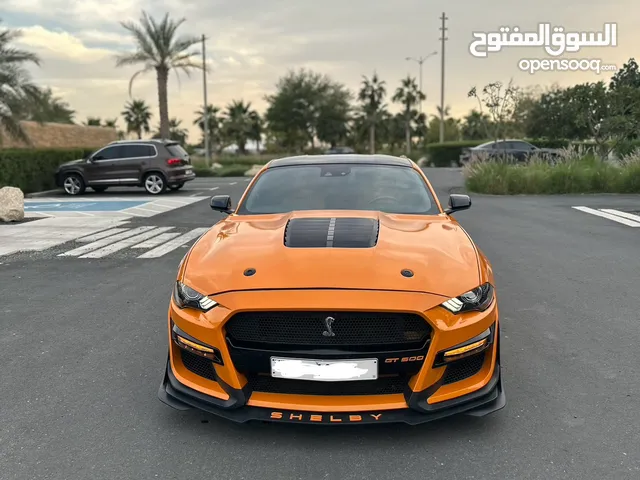 Super Clean Orange Ford Mustang 2019 Ecoboost fully upgraded to Shelby GT500 2021