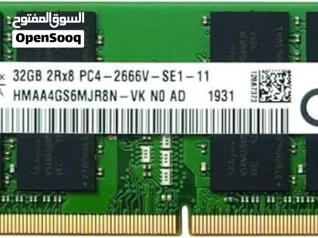 32gb ram skhynix 2666 سعر 32 جيجا حرق رام