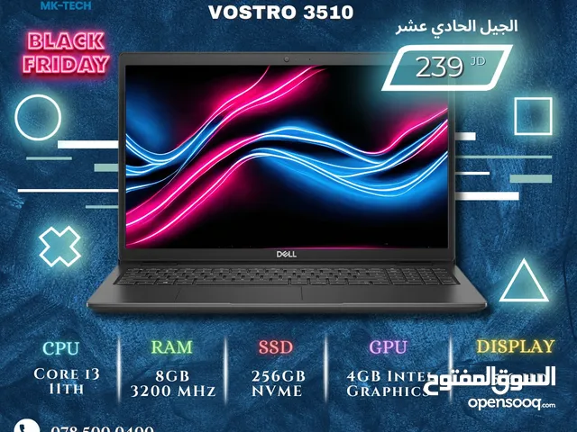 سعر منافس laptop dell 3510 i3 جيل 11 لابتوب Vostro