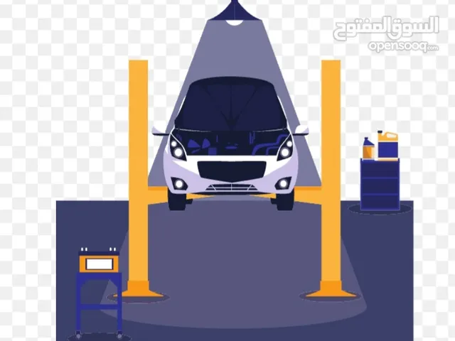 كراج بكامل المعدات و الرخصه بموقع مميز  garage for sale with full equipment  in excellent location