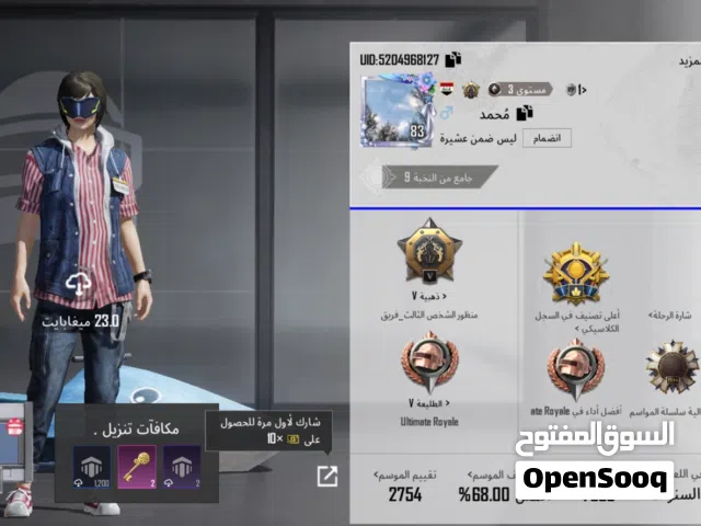 Pubg Accounts and Characters for Sale in Basra