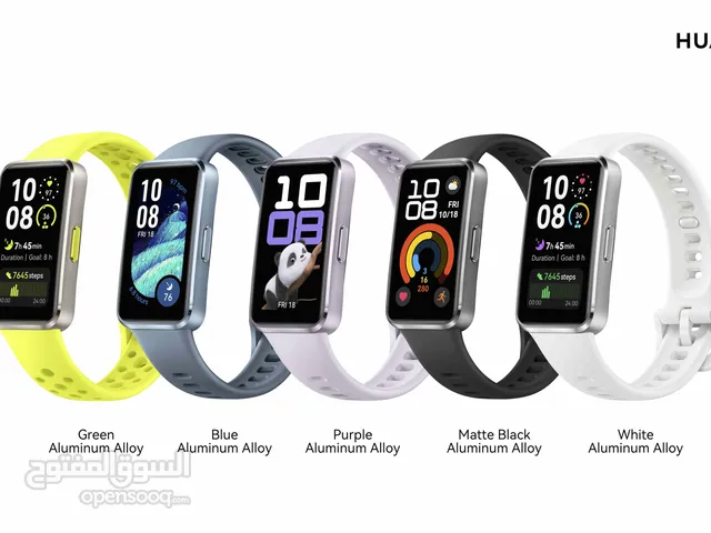 HUAWEI WATCH BAND 10 AVAILABLE ALL COLOR NEW /// ساعه هواي باند 10 متوفر جميع الالوان الجديده كلياً