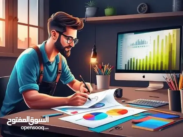 مهندس جرافيك وتصوير ومونتاج مرئي