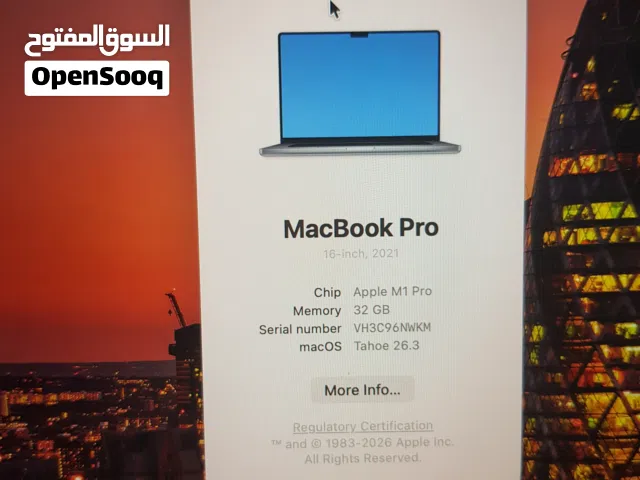 MacBook Pro M1 pro 16 inch 32/1tb