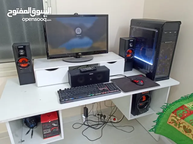 جهاز كمبيوتر للبيع بسعر 1300شيقل مع شاشه وماوس وكيبورد كلو اصلي وrgb