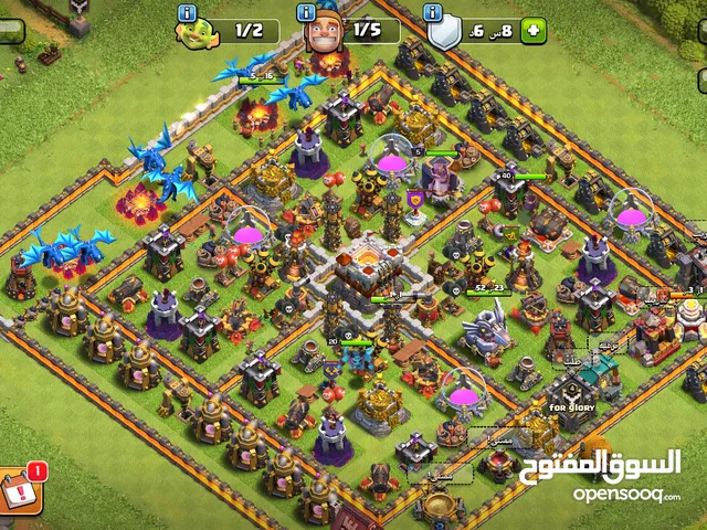 حساب كلاش اوف كلانس 11 max10