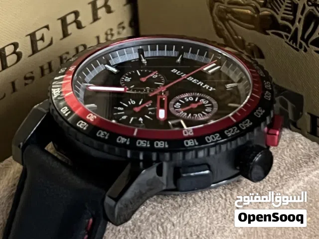 ساعة بربري كرونوجراف اصلية وجديدة بكامل المرفقات