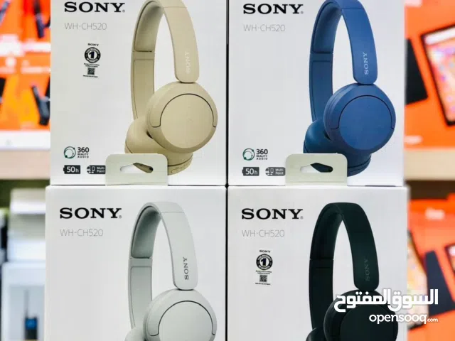 سماعات صوت لاسلكية سوني WH-CH520 متوفرة بعدة الوان