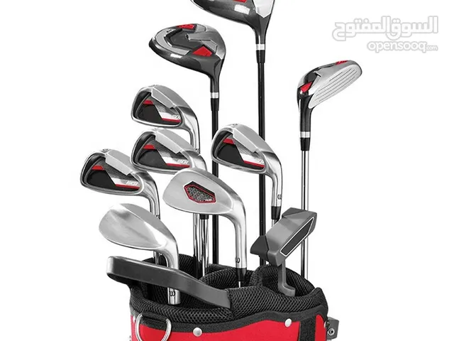 طقم جولف مع حقيبة Taylor made الطقم كامل متكامل عصي كاملة وشنطة مرتبة، وبسعر مميز
