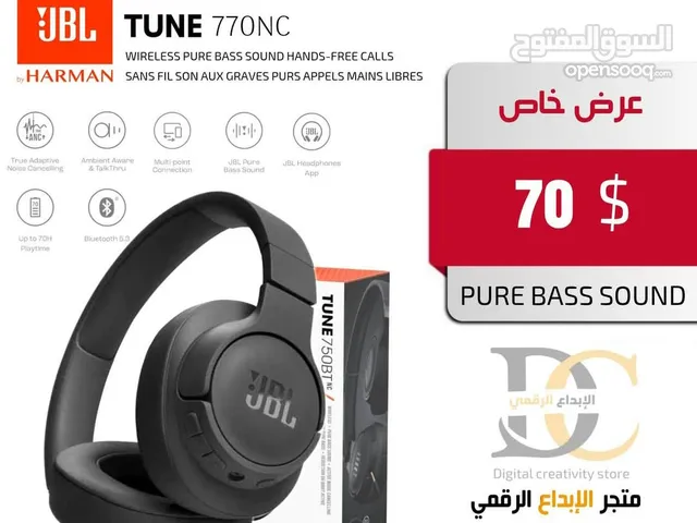 سماعات JBL اصلي وكالة JBL TUNE 770 NC JBL TUNE 720 BT JBT JR 460NC JBL TUNE 720 BT JBL TUNE 770 NC