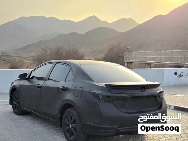 Matt Black Toyota Corolla