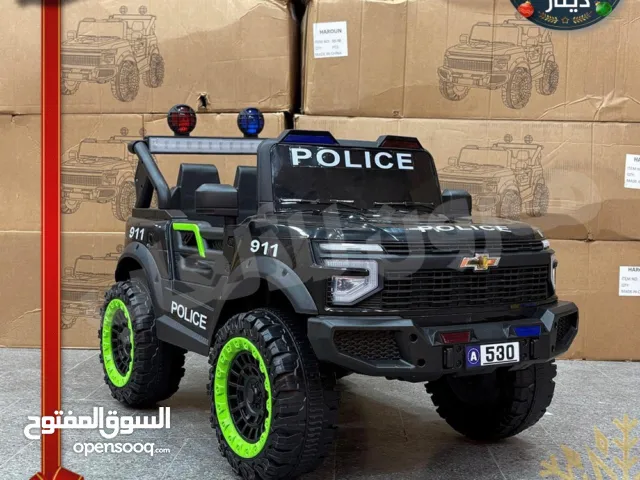 سيارة شرطة شحن تناسب عمر حتى 8 سنوات  أصوات شرطة / انارة شرطه /