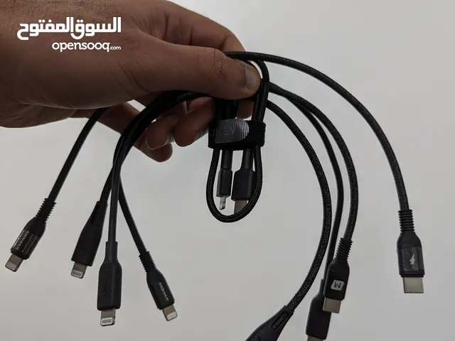 New USB-C to lightning iphone fast charging cables 30 cm, 4 KD each non negotiable Anker ravpower mo