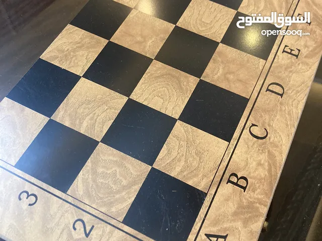 شطرنج وطاولة خشب جديدة للبيع