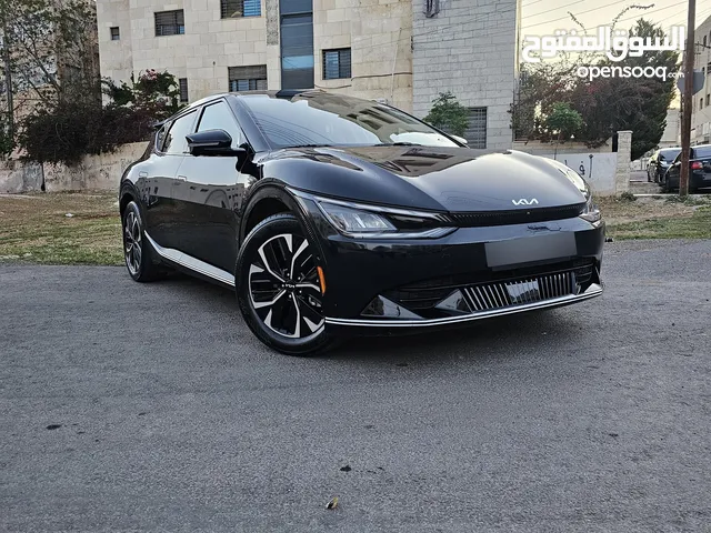 كيا ev6 كهرباء 2023 وارد اميركي ممشى قليل جميع الاضافات اعلى صنف عدا الفتحة موديل 2023