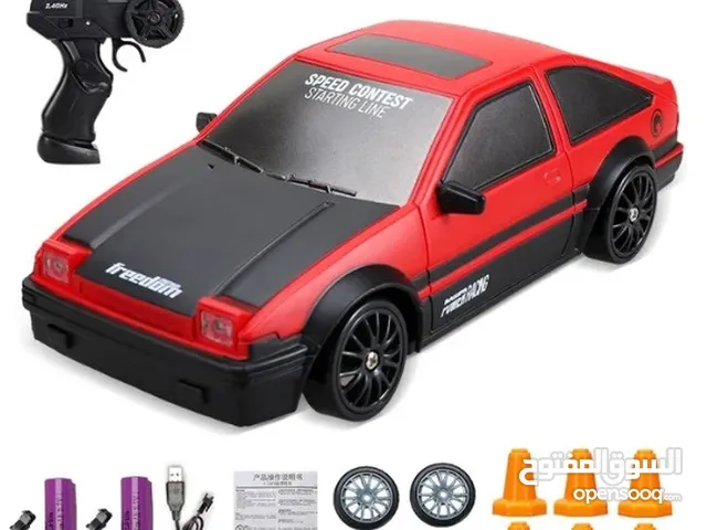YUAN PLAN 1:24 Mini RC Drift Car – High-Speed 4WD Remote Control Racing Car with LED Lights 2.4GHz