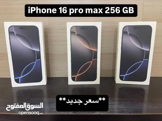 iphone 16 pro max ( 256GB ) جديد عربي شرق اوسط