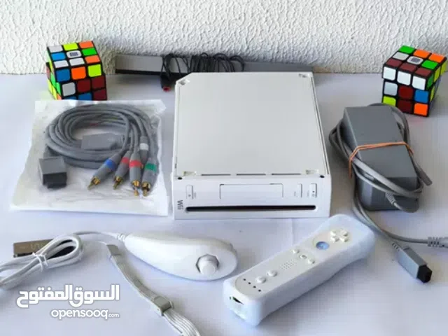 جهاز وي مهكر   200 لعبه  هارد وايضا  العاب كيم كيوب  كامل ملحقاته