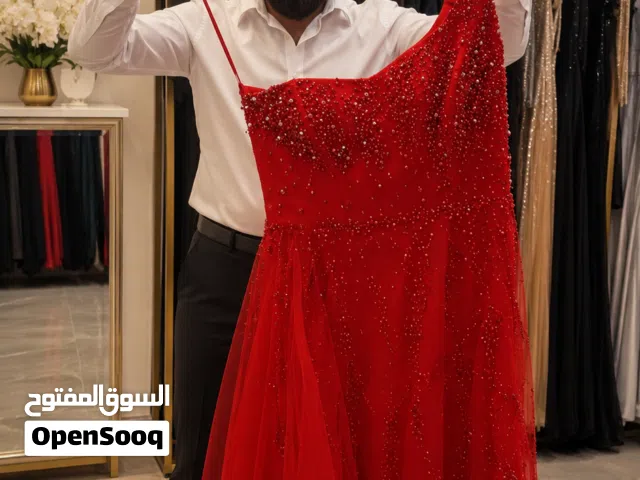 فستان سهره فخم شك يدوي