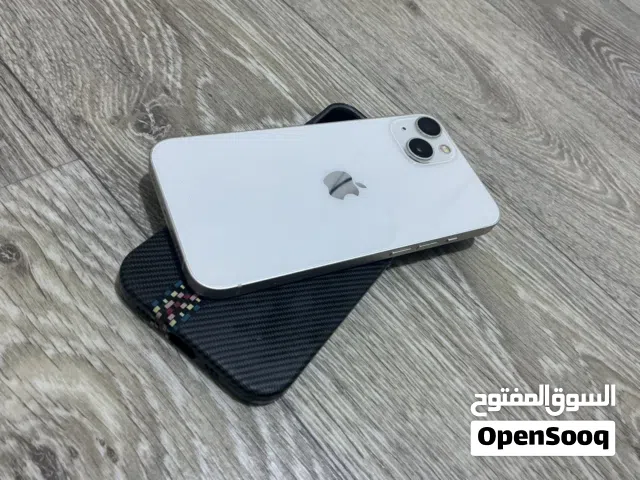 ايفون 13 للبيع ابيض مكفول شوف الوصف