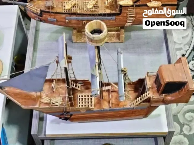 مجسمات سفن شراعيه صناعه يدويه