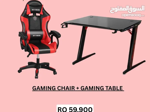 Gaming Chair and Gaming Table