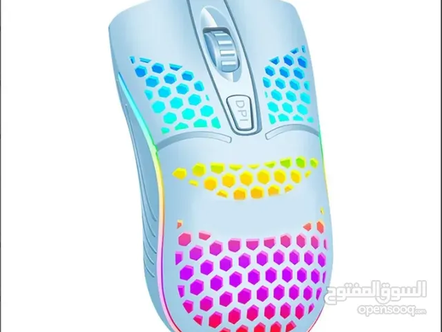 ماوس جيمنج سلكي ملون KW-10 HONEYCOMB RGB USB WIRED GAMING MOUSE