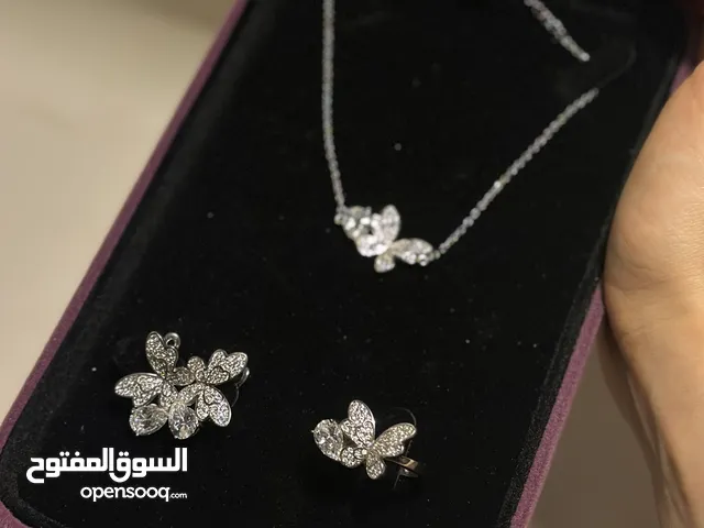 طقم اكسسوار غير ملبوس فضة عيار 925 اصلي