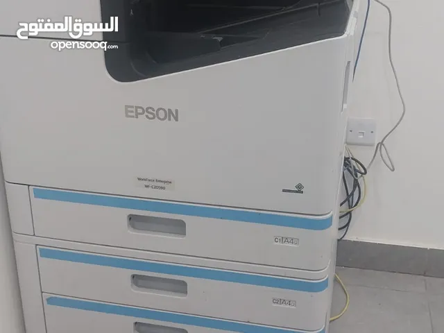 طابعات ايبسون للبيع جديد كرتونه وجلاتين مسكر تسكيرة الشركة ومستعمل وكاله
