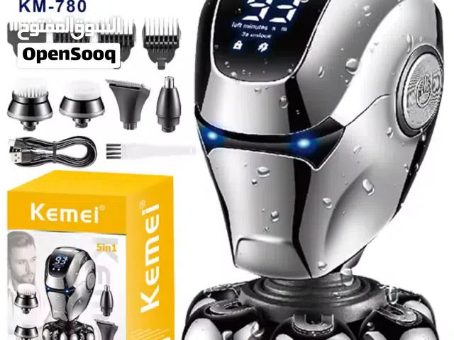 ماكينة الحلاقة الذكية Kemei KM-780  5 في 1