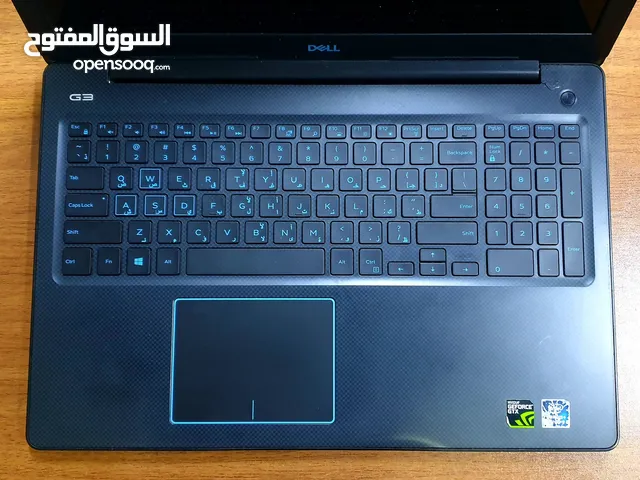 Dell G3 GAMING core i5 الجيل الثامن معالج فئة H اعلى فئة الرام 16G الهارد 256ssd كارت شاشة خارجي