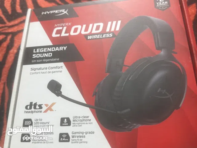 سماعات هايبر x كلاود 3 وايرلس للبيع نضافه فول والله