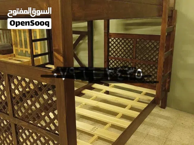 تخت طابقين اربسك من احسن انواع التخوت واسره سرير مفرد  تخت طابقين خشب سويد كامل مع امكانيه فصل التخت