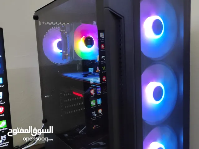 جهاز كمبيوتر يشغل كروت 4K للألعاب و الشغل الثقيل، جاهز بالكامل (بدون كرت الشاشة)