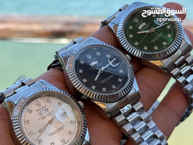 ساعات Rolex Datejust كوبي درجة أولى بتفاصيل دقيقة ولمسة فخامة واضحة. مكينة مكشوفة، كستك صب ثقيل،