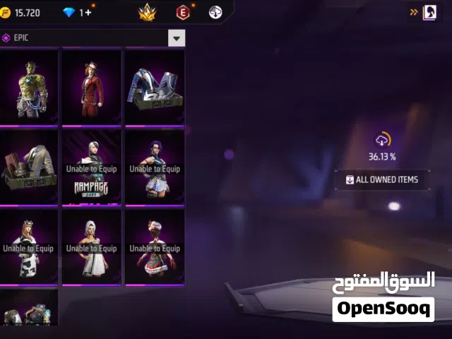 حساب فري فاير جيد بسعر جيد