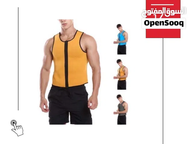 مشد تنحيف كت رجالي أصلي  لشد البطن والصدر ونحت القوام وإبراز العضلات تحت الملابس اليومية والرياضية
