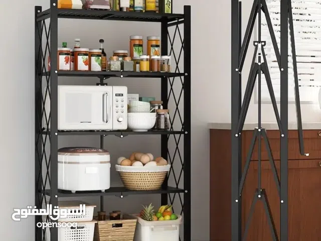 5 layer heavy duty rack for storage kitchen or garage with wheel
