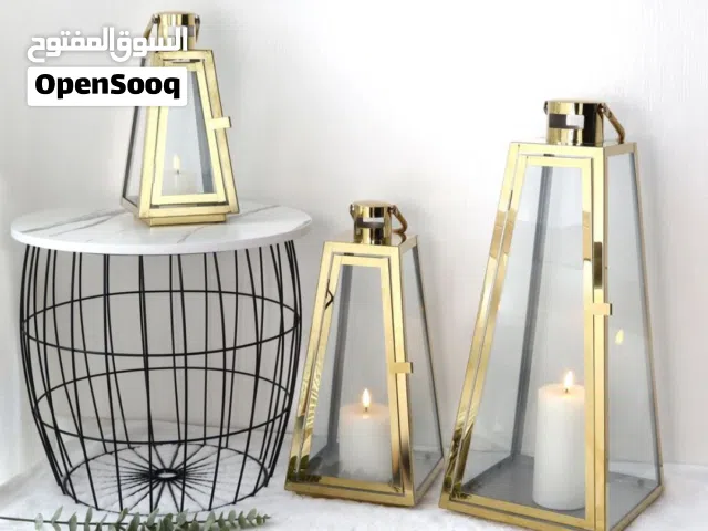 طقم فانوس ثلاثي مستورد GOLD – جودة عالية