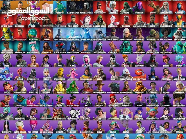 OG FORTNITE ACCOUNT WITH 185 SKINS WITH Renegade Raider skins, Neo Versa and RARE skins