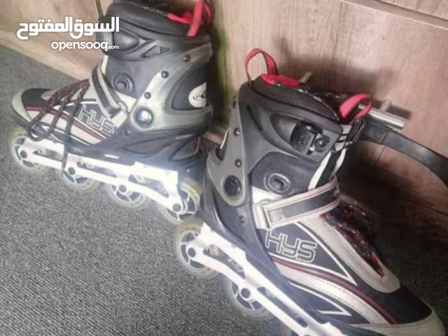 سكيت مطاط اوروبي ممتاز نمرة 43 نوع HY SKATE اوروبي فقط ب 22 ليرة