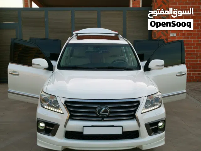 لكزس ال اكس 570 سبورت خليجي أبيض لؤلؤي كامل الموصفات موديل :2015 صبغ وكاله وبحاله ممتازة