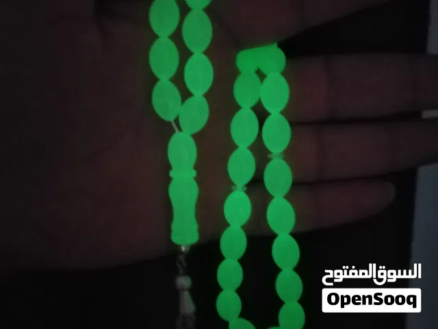 مسبحة مضيئه فسفوري سبحه الفسفور المضيئ 33 خرزه تضيئ بالضلام